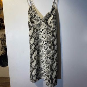 Snakeskin pattern Kendal and Kylie slip dress